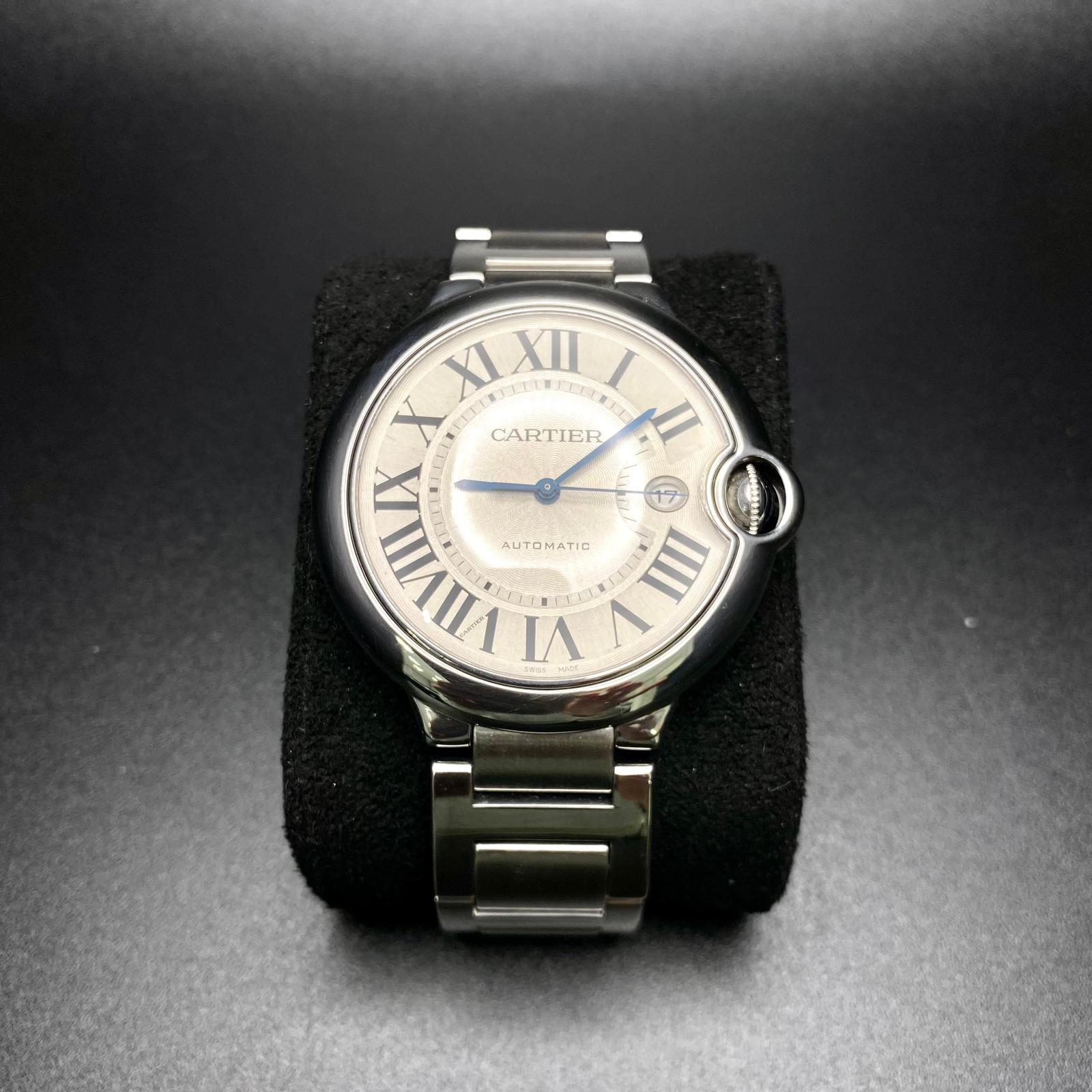 Cartier Ballon Bleu Automatic Steel Roman White Dial