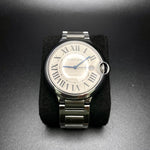 Cartier Ballon Bleu Automatic Steel Roman White Dial