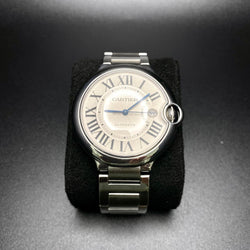 Cartier Ballon Bleu Automatic Steel Roman White Dial