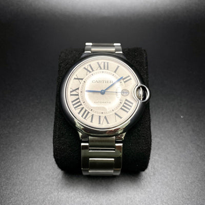 Cartier Ballon Bleu Automatic Steel Roman White Dial