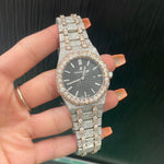 Audemars Piguet 35mm Royal Oak Moissanite Iced Out Rose