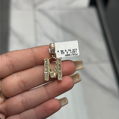 ‘M’ Initial Pendant