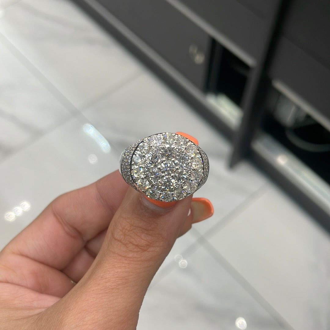 White Round Ring