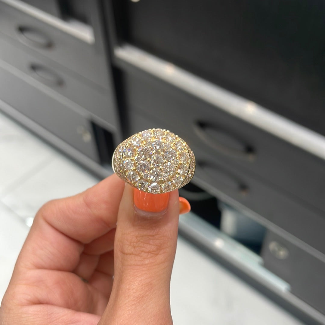 Yellow Round Ring